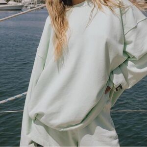 Daily Drills Green Oversized Hoodie Relaxed Fit